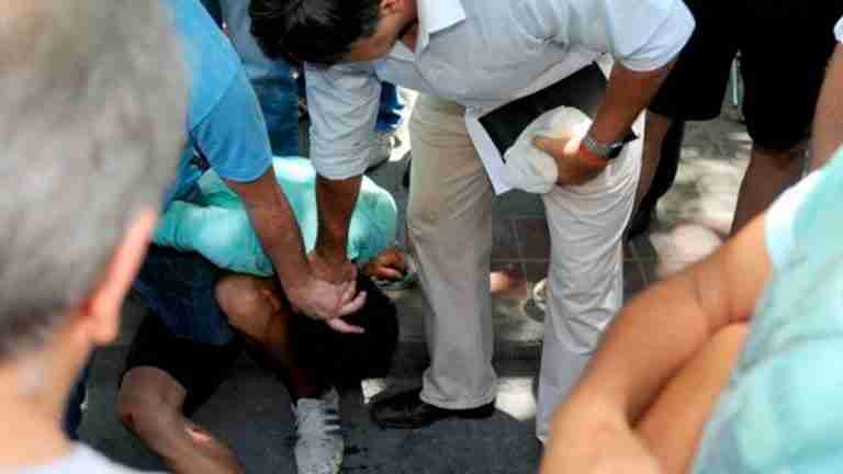 En UCI, un presunto ladrón que fue ajusticiado por la comunidad
