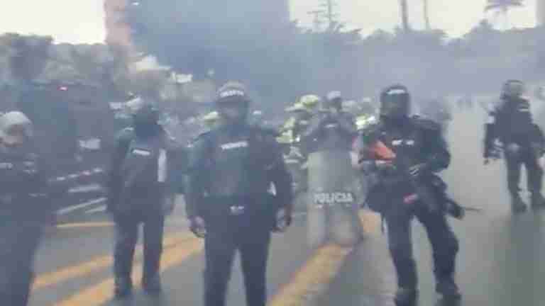 Disturbios en Ibagué por paro de taxistas