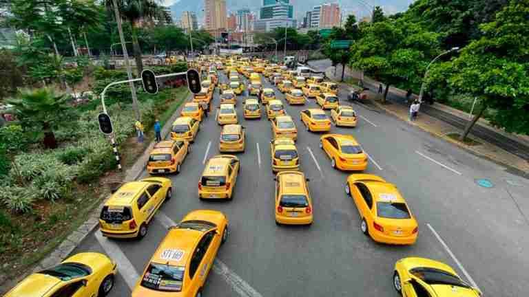 Conozca los puntos del encuentro del paro de taxistas