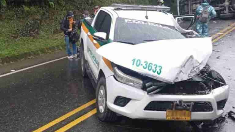 Accidente en la Medellín-Bogotá dejó cinco personas heridas