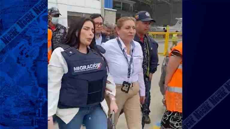 Primeras imágenes de Aida Merlano en Colombia