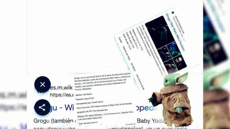 Vea cómo volver loco a Google con Grogu
