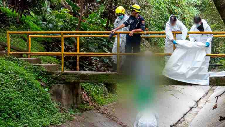 Un adulto mayor fue hallado colgado de un puente en Medellín