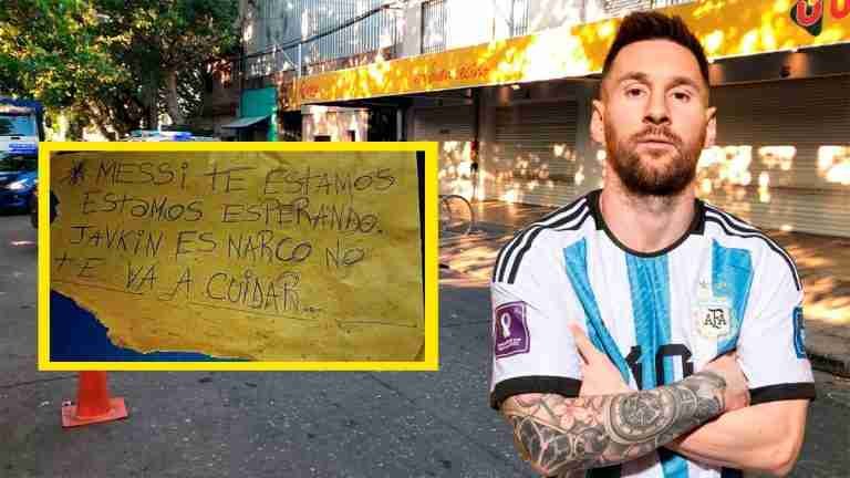 Bandas criminales en Rosario amenazaron a Messi