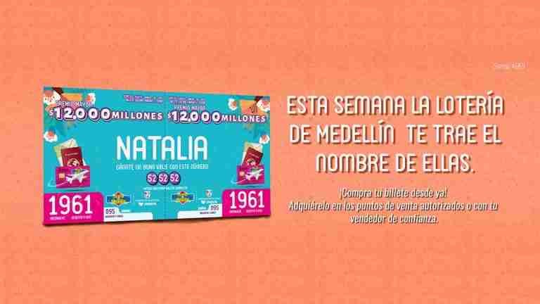 Con un sorteo de $12.000 millones la Lotería de Medellín se une a la conmemoración del día de la mujer