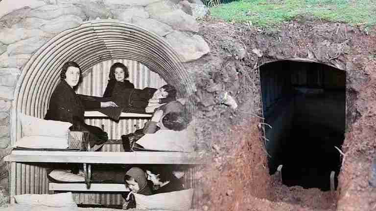Familia encontró una base de la II Guerra Mundial debajo de su jardín