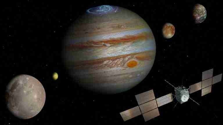 Nave espacial ‘Juice’ explorará los océanos de Júpiter y sus lunas
