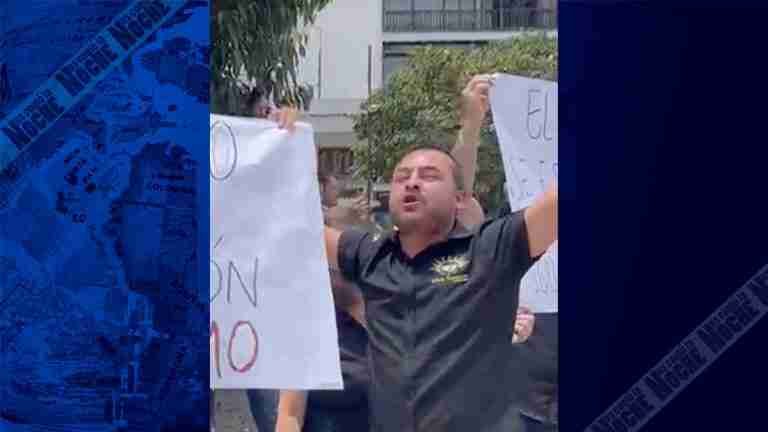 SOS al turismo: manifestantes interrumpen acto de lanzamiento de la F-AIR