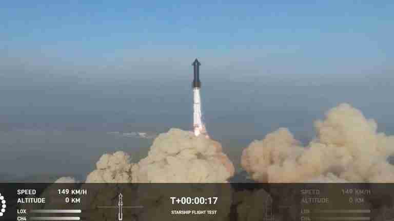 En su prueba de despegue explotó ‘Starship’, el megacohete de SpaceX