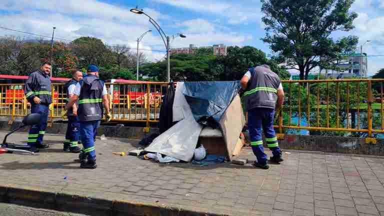 527 cambuches han sido desmontados en Medellín