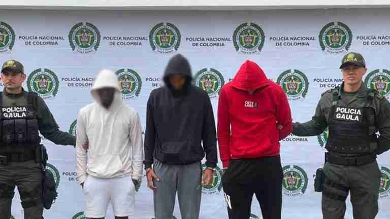 Tres jugadores de Once Caldas fueron capturados por extorsión