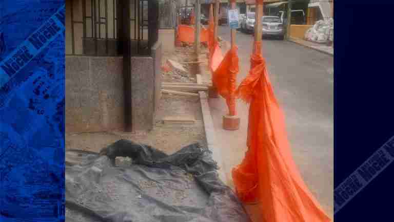 Obra interminable en Aranjuez, tiene cansados a los vecinos
