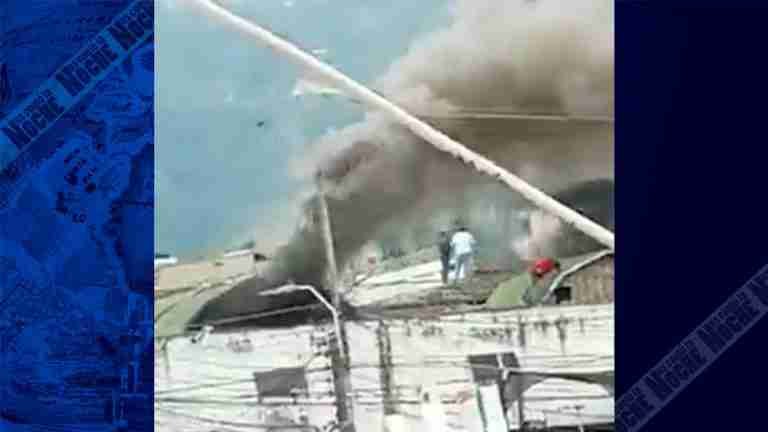 Incendio y motín en centro de reclusión de menores en Piedecuesta, Santander