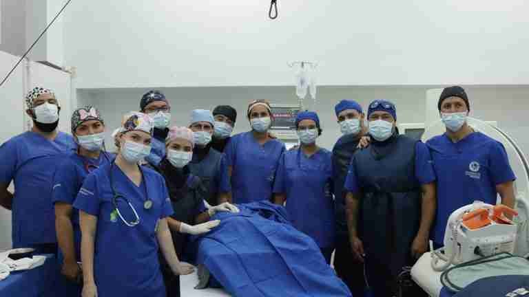 ¡Histórico! Con éxito se realizó la primera valvuloplastia pulmonar a un animal en Colombia