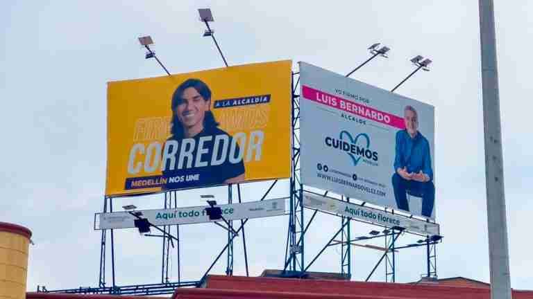 Candidato a la Alcaldía denuncia malas jugadas con la vallas