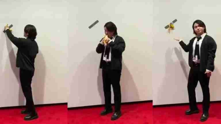 «Tenía hambre»: dijo un estudiante tras comerse una obra de arte de un museo
