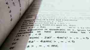 una pagina de libro de matematicas.