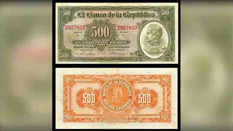 Billete de 500 pesos cautiva a los coleccionistas por su valor de 300 millones