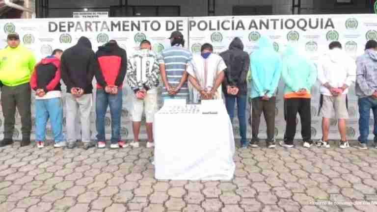 A la cárcel enviaron a 11 personas acusadas de vender droga a domicilio en Andes