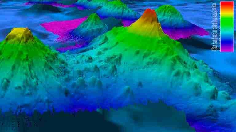 ¡Increíble! Descubren más de 19.000 nuevas montañas en el fondo de los océanos