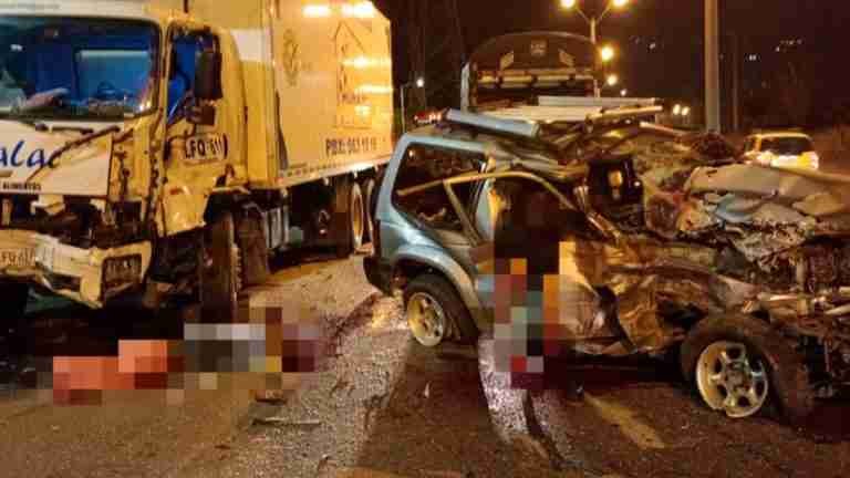 Identifican las 3 personas que perdieron la vida en accidente de tránsito en Bello