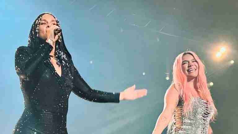 ¡Sorpresa en pleno concierto! Karol G cantó junto a Alicia Keys