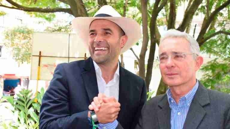 Andrés Guerra le pidió al expresidente Uribe Aval de Sebastián López para la Alcaldía de Medellín