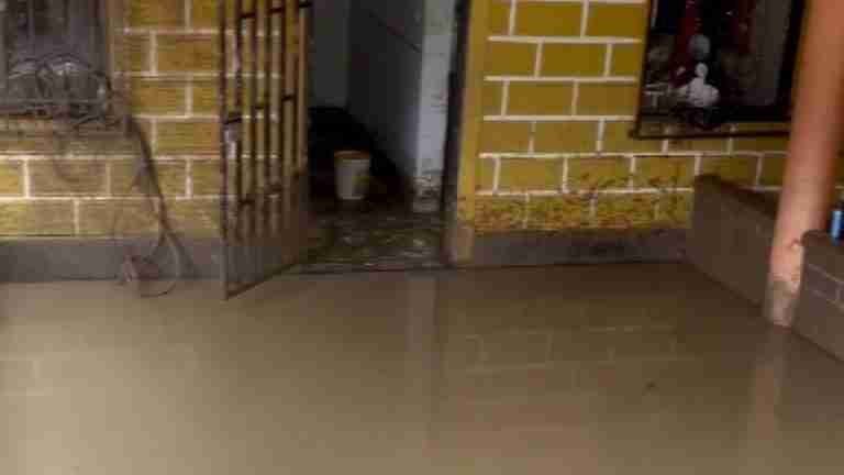 Por lo menos 60 casas resultaron afectadas por los fuertes aguaceros del fin de semana en Girardota