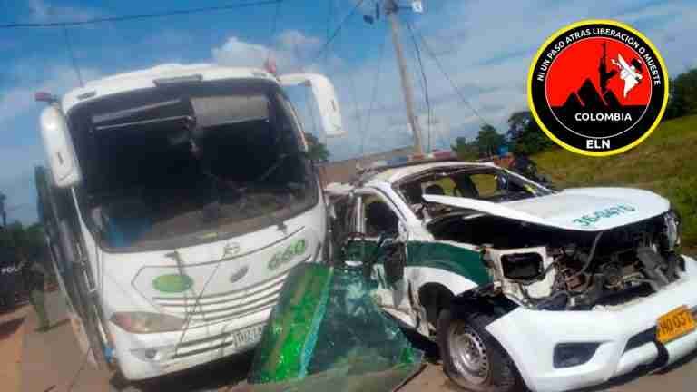 ELN se atribuyó atentado en Tibú que dejó dos policías muertos