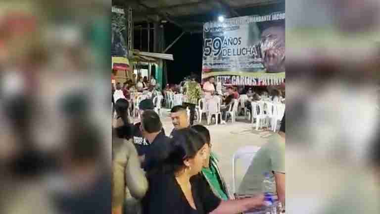 ¡Indignante celebración! Rumba masiva de disidentes de las Farc en El Tambo, Cauca