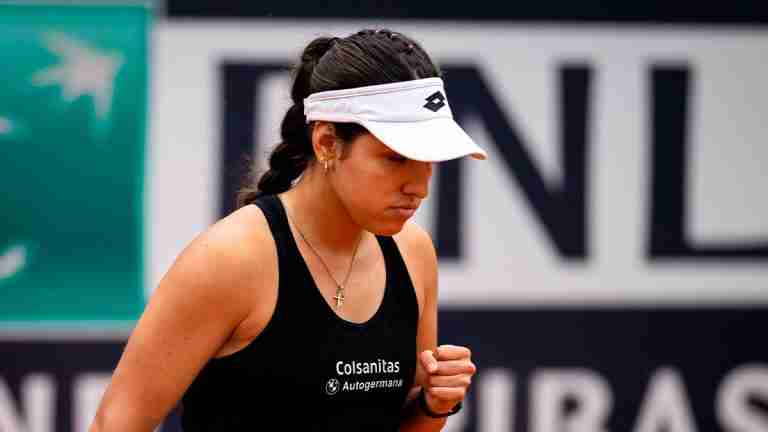 ¡No pudo ser! Camila Osorio se despidió del WTA 1000 de Roma