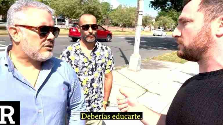 Agreden verbalmente a Iván Duque en calles de Estados Unidos