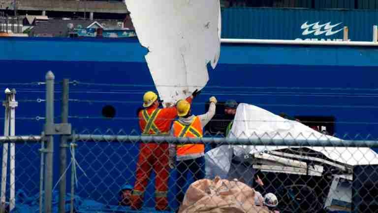 Fueron recuperados los restos del sumergible que quería llegar al Titanic