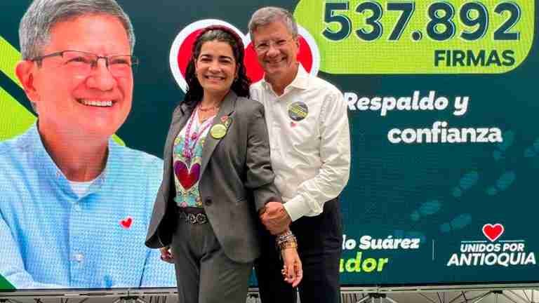 Luis Fernando Suárez recogió más de 500 mil firmas para aspirar a la Gobernación de Antioquia