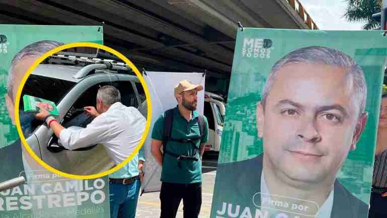 Juan Camilo Restrepo entregó 97 mil firmas a la Registraduría para avalar su aspiración a la Alcaldía de Medellín 
