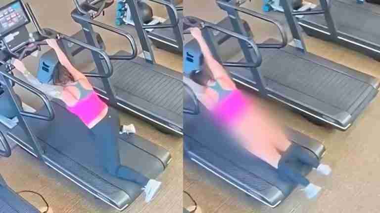 Mujer se volvió viral tras perder sus leggings en el gimnasio