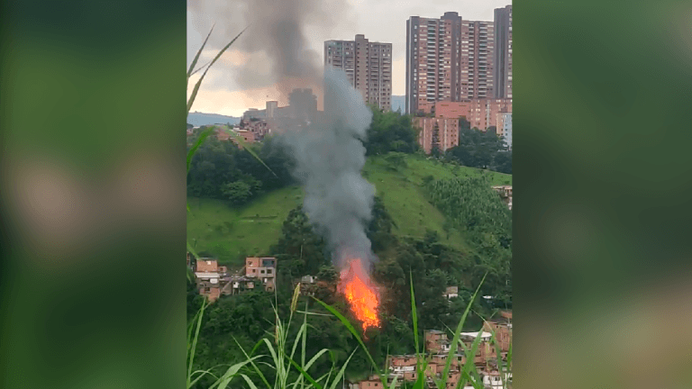 Incendio estructural en Blanquizal