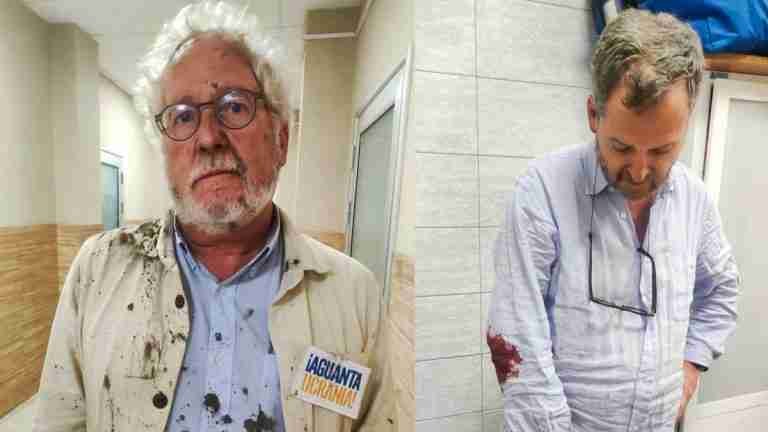 Héctor Abad Faciolince y Sergio Jaramillo sobrevivieron a bombardeo en Ucrania