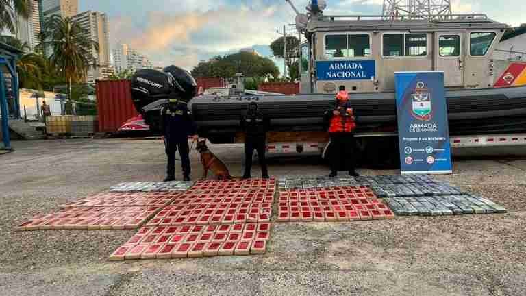 Nuevamente, más de dos toneladas de cocaína incautadas en el mar Caribe