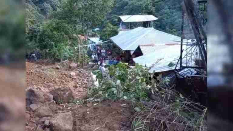 Derrumbe en Ituango, afectó la única carretera hacia la vereda La Georgia