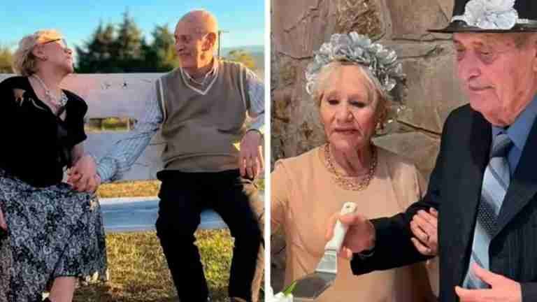 Tinder une corazones en la tercera edad: Emilio y Liria se casan tras encontrar el amor en la app de citas