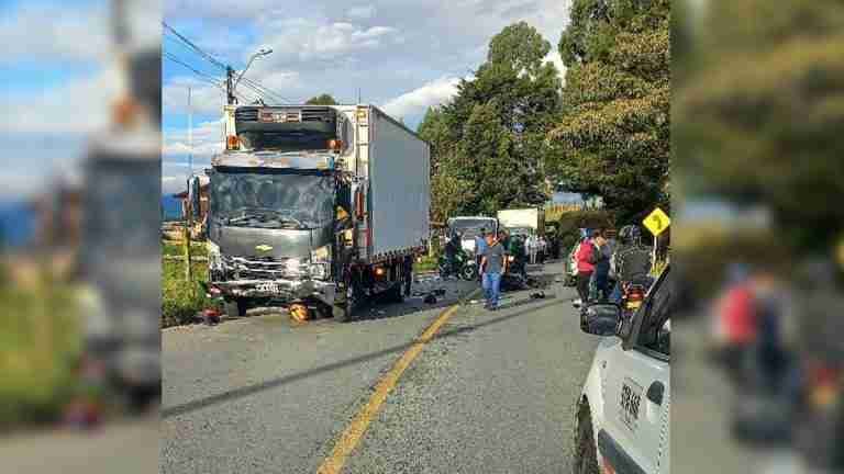 Trágico accidente en el Norte de Antioquia dejó dos motociclistas muertos