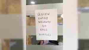 letrero en gym