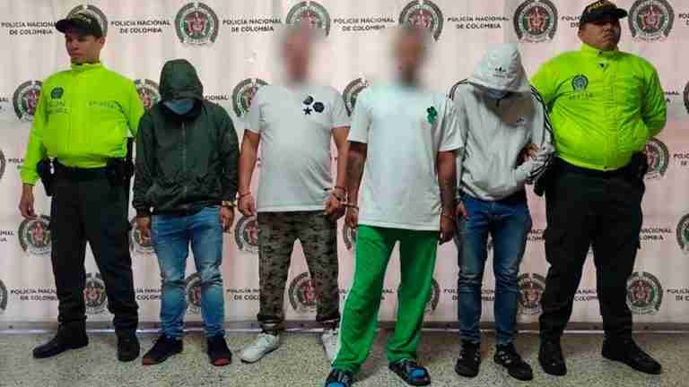 Capturan a 7 personas en Medellín señaladas de homicidio y otros delitos