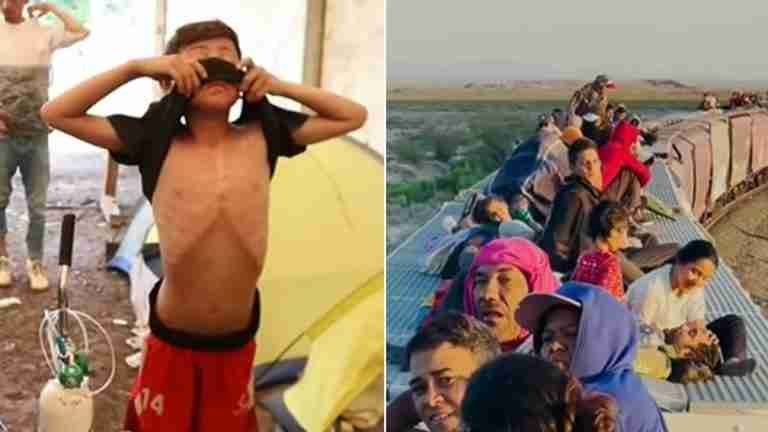 Niño migrante llega a Estados Unidos tras travesía de siete países con tanque de oxígeno
