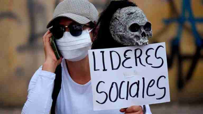 Durante el primer semestre de 2023 en Colombia han sido asesinados 89 líderes sociales