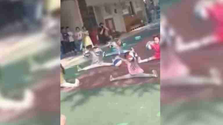 Innovadora educación física en China: niños desafían límites con sorprendente sincronización 
