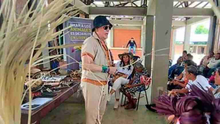 Hernán Zajar inició capacitación de moda sostenible en comunidades Emberá Chamí de Antioquia