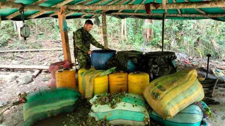Fuerzas militares desmantelan laboratorios de drogas del Clan del Golfo en Córdoba