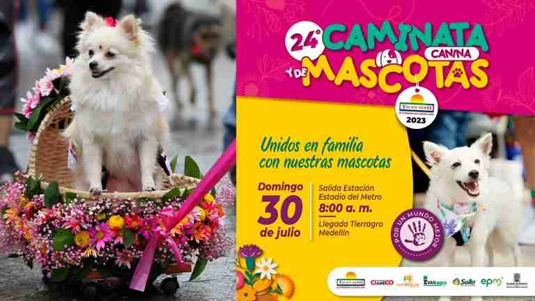 ¿Ya inscribió a su mascota a la Caminata Canina de la Feria de las Flores?